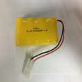 PKCELL Ni-Cd SC1500 4.8V 1500mAh Akkupack mit Kabel und Stecker